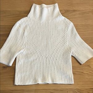 Free People beige turtleneck